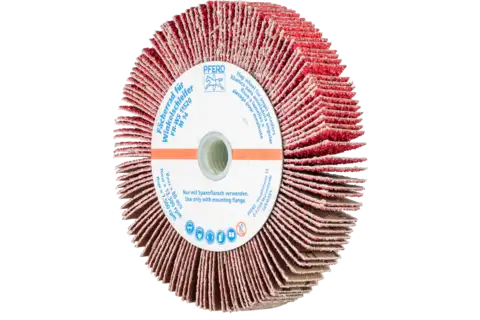 flap grinding wheel for angle grinders FR WS dia. 115x20mm M14 CO-COOL40 for stainless steel 1