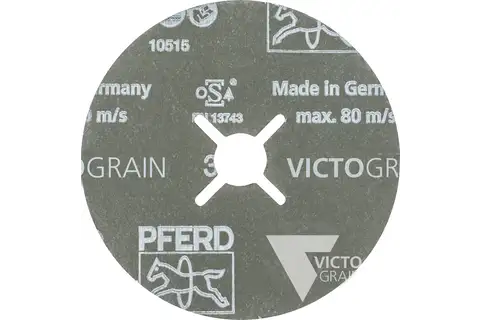 Disco in fibra Ø 100 mm VICTOGRAIN-COOL36 per acciaio e acciaio inossidabile 2