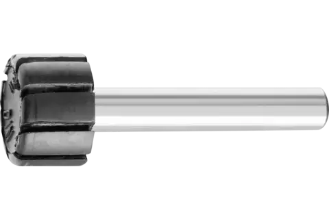Rullo porta-anelli GK cilindrico Ø 15x10 mm, gambo Ø 6 mm 1