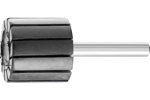 Rullo porta-anelli GK cilindrico Ø 25x25 mm, gambo Ø 6 mm 1