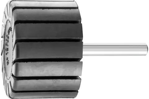 Rubber drum holder GK cylindrical hard dia. 45x30 mm shank dia. 6 mm 1