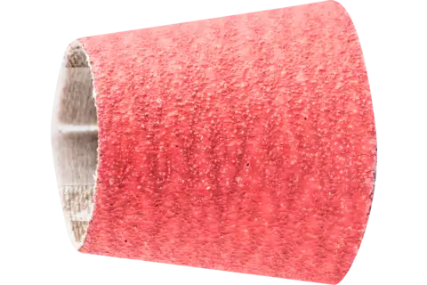 ceramic oxide grain abrasive spiral band GSB conical dia. 22-29x30mm CO-COOL120 for maximum stock removal on stainless steel 1