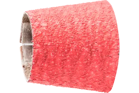Abrasive spiral bands, conical