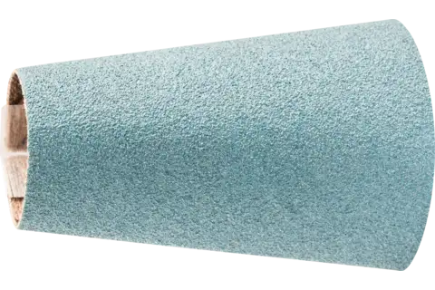 Manchon abrasif zircon GSB conique Ø 22-36x60 mm, Z120 pour l’enlèvement de matière élevé sur l’acier 1