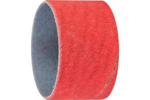 Ceramic oxide grain abrasive spiral band GSB cylindrical dia. 38x25 mm CO-COOL120 maximum stock removal on stainless steel 1