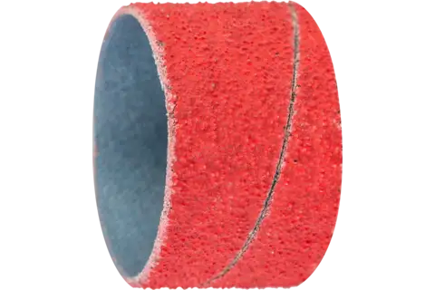 Ceramic oxide grain abrasive spiral band GSB cylindrical dia. 38x25 mm CO-COOL60 maximum stock removal on stainless steel 1