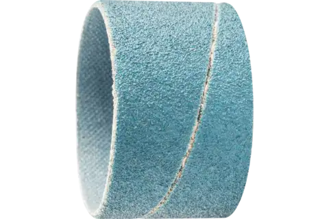 Zirkon abrasive spiral band GSB cylindrical dia. 38x25 mm Z120 for high stock removal on steel 1