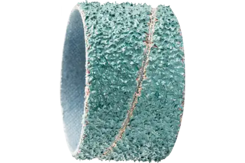 Zirkon abrasive spiral band GSB cylindrical dia. 38x25 mm Z36 for high stock removal on steel 1