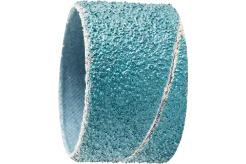 Zirkon abrasive spiral band GSB cylindrical dia. 38x25 mm Z50 for high stock removal on steel 1