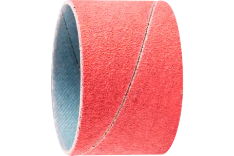 ceramic oxide grain abrasive spiral band GSB cylindrical dia. 45x30mm CO-COOL120 for maximum stock removal on stainless steel 1