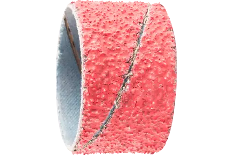 Manchon abrasif à grain céramique GSB cylindrique Ø 45x30 mm CO-COOL36 pour un enlèvement de matière maximal sur l'acier inoxydable 1