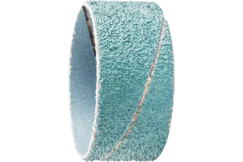 Zirkon abrasive spiral band GSB cylindrical dia. 45x30mm Z50 for high stock removal on steel 1