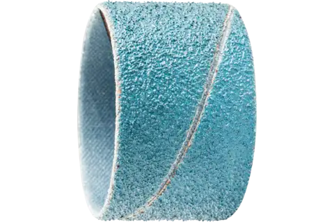 Zirkon abrasive spiral band GSB cylindrical dia. 45x30mm Z60 for high stock removal on steel 1