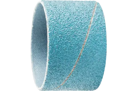 Zirkon abrasive spiral band GSB cylindrical dia. 45x30mm Z80 for high stock removal on steel 1