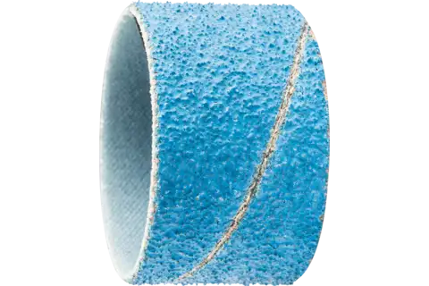Zirkon abrasive spiral band GSB cylindrical dia. 45x30mm Z-COOL50 for cool grinding on stainless steel 1