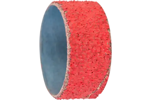 Ceramic oxide grain abrasive spiral band GSB cylindrical dia. 51x25 mm CO-COOL36 maximum stock removal on stainless steel 1