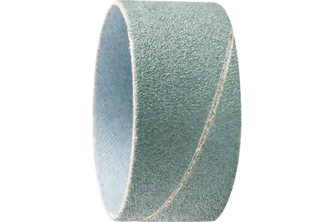 Zirkon abrasive spiral band GSB cylindrical dia. 51x25 mm Z120 for high stock removal on steel 1