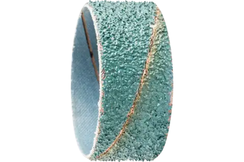 Zirkon abrasive spiral band GSB cylindrical dia. 51x25 mm Z36 for high stock removal on steel 1