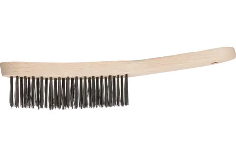 Scratch brush for fillet welds HBK 3 rows steel wire dia. 0.35 mm (10) 1