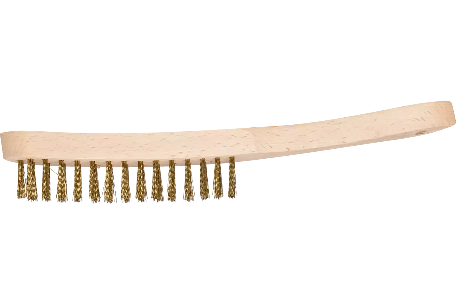 scratch brush HBU 2 rows brass wire dia. 0.30 suitable for general use 1