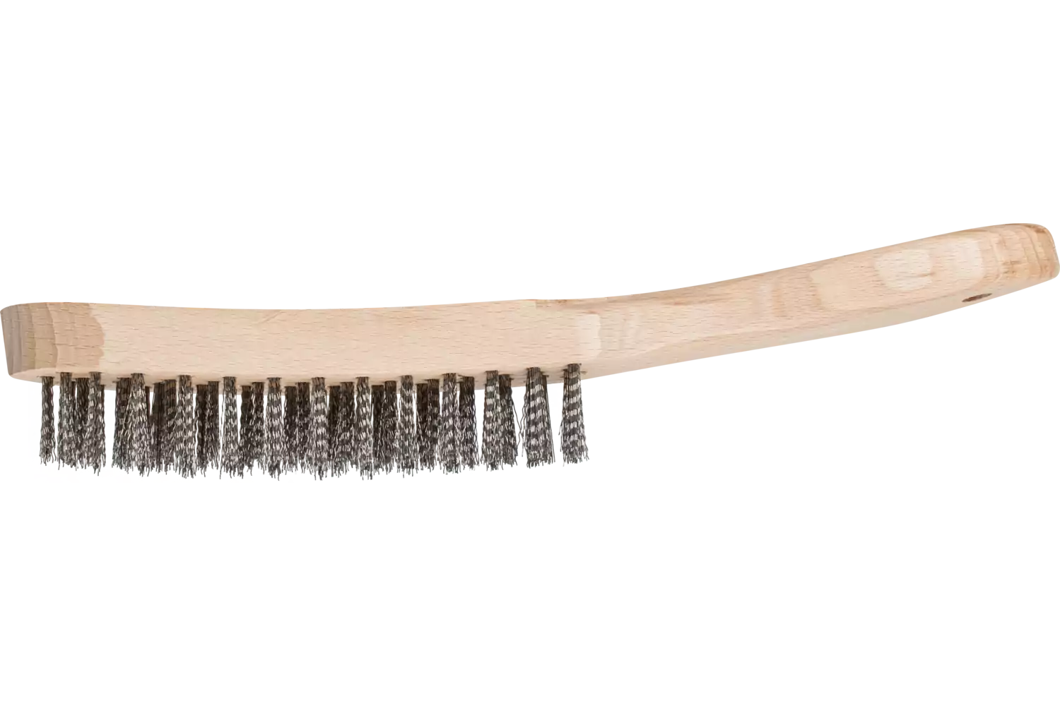 scratch brush HBU 4 rows stainless steel wire dia. 0.30 suitable for general use 1