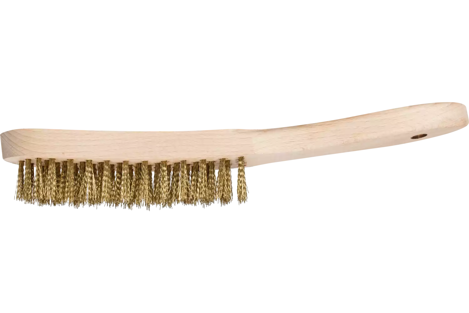 scratch brush HBU 5 rows brass wire dia. 0.30 suitable for general use 1