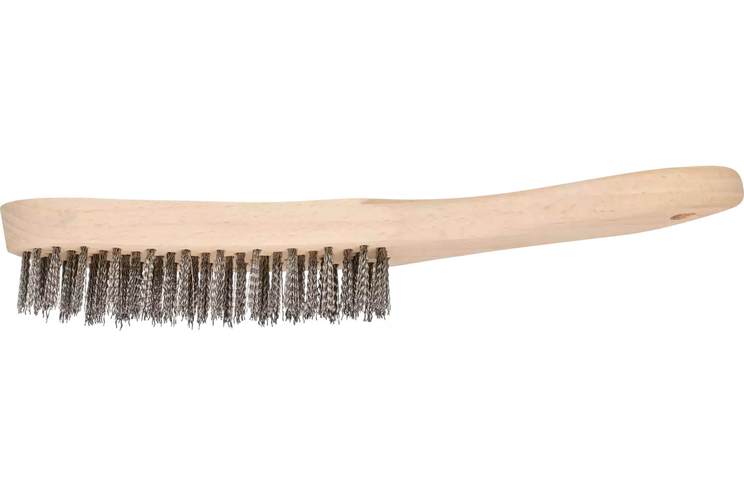 scratch brush HBU 6 rows stainless steel wire dia. 0.30 suitable for general use 1