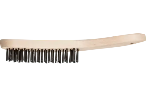 Cepillo manual HBU, 6 hileras, alambre de acero Ø 0,35 mm, uso universal 1