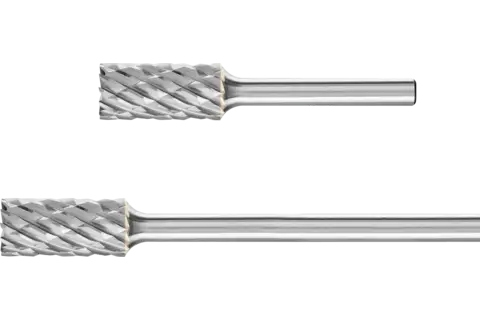 Hardmetalen stiftfrezen voor hoogrendement, STEEL, cilindervorm ZYAS met kopvertanding