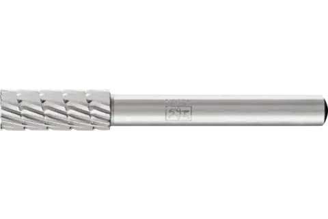 HSS-stiftfrees cilindervorm kop A-ST Ø 08x20 mm stift-Ø 6 mm Z 3 universeel middel-fijn spaanbreker 1