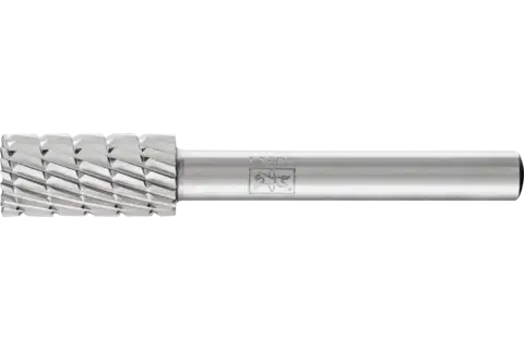 HSS-stiftfrees cilindervorm kop A-ST Ø 10x20 mm stift-Ø 6 mm Z 3 universeel middel-fijn spaanbreker 1