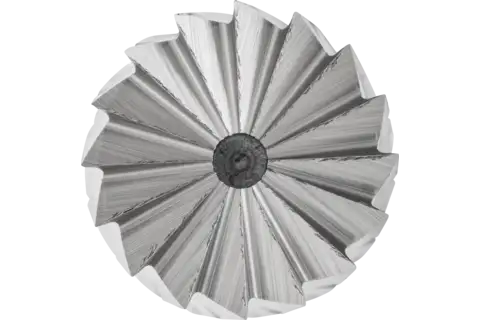 Fraise sur tige HSS, forme cylindrique, denture en bout A-ST, Ø 12x25 mm, Ø de tige 6 mm, Z2, usinage universel, moyenne, brise-copeaux 2