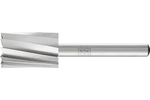 Trzpień frezarski HSS ALU kształt walcowy z uzębieniem czołowym A-ST Ø 16 × 25 mm trzpień Ø 6 mm do aluminium/metali nieżelaznych 1