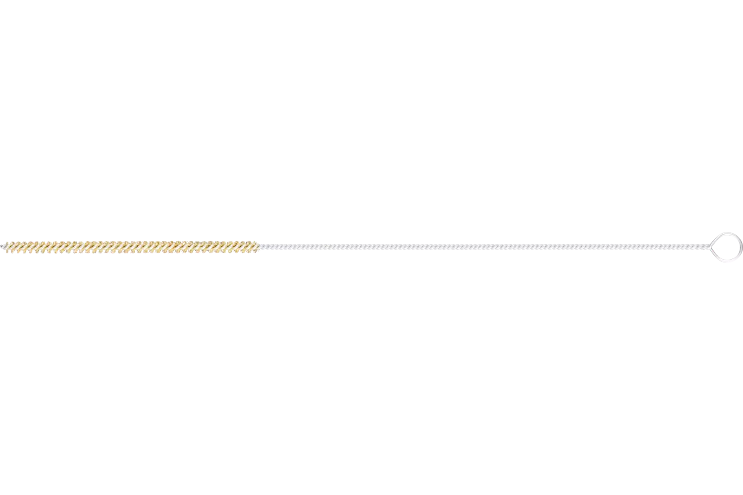 tube brush IBU dia. 5x100mm with eyelet brass wire dia. 0.15 1