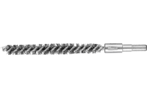 Cepillo limpiatubos sin trenzar IBU Ø 8x80 mm M6, alambre de acero inoxidable Ø 0,15 1