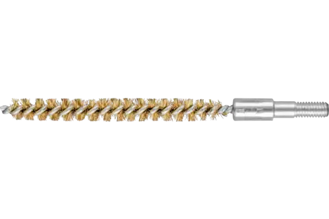 Cepillo limpiatubos sin trenzar IBU Ø 8x80 mm M6, alambre de latón Ø 0,15 1