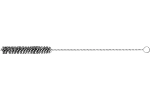 Cepillo limpiatubos IBU Ø 15x100 mm con ojal, alambre de acero inoxidable Ø 0,15 1