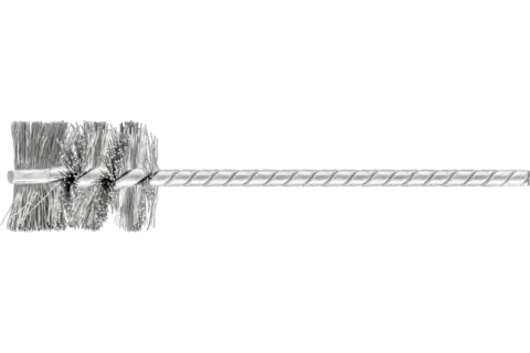 Spazzola per interni IBU Ø 19x25 mm, gambo Ø 3,2 mm, filo d’acciaio inossidabile Ø 0,20 1