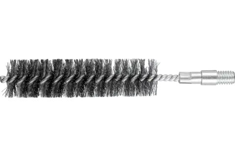 Szczotka wewnętrzna IBU Ø25 × 100 mm gwint 3/8" BSW drut stalowy Ø0,20 1