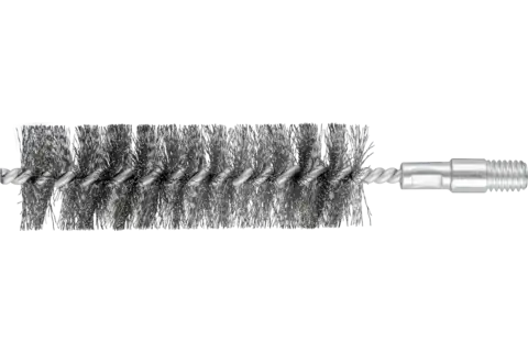Cepillo limpiatubos IBU Ø 30x100 mm, rosca 3/8" BSW, alambre de acero inoxidable Ø 0,20 1