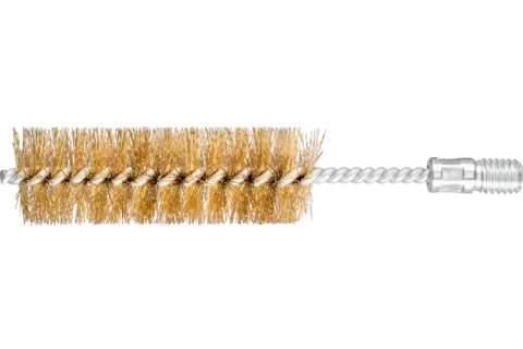Szczotka wewnętrzna IBU Ø 32 × 100 mm gwint 1/2" BSW drut mosiężny Ø 0,25 1
