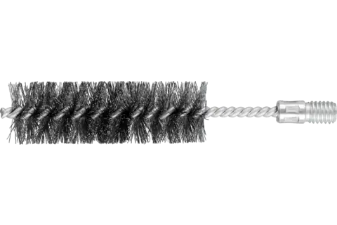 Cepillo limpiatubos IBU Ø 32x100 mm, rosca 1/2" BSW, alambre de acero Ø 0,25 1