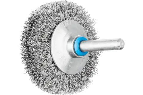 Brosse conique non torsadée KBU Ø 50x10 mm, tige Ø 6 mm, fil d'acier inoxydable Ø 0,20 1