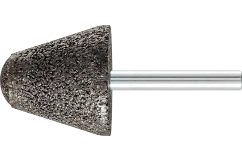 INOX EDGE mounted point conical dia. 32x32 mm shank dia. 6 mm A24 for stainless steel 1