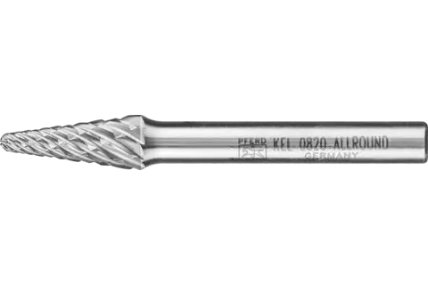 Fresa metallo duro per uso professionale ALLROUND ad albero KEL Ø 08x20 mm, gambo Ø 6 mm universale grossa 1