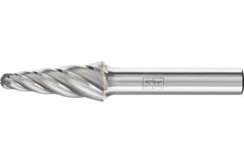 Hartmetall Hochleistungsfrässtift ALU Rundbogen KEL Ø 12x30mm Schaft-Ø 8mm für Alu/NE Metalle 1