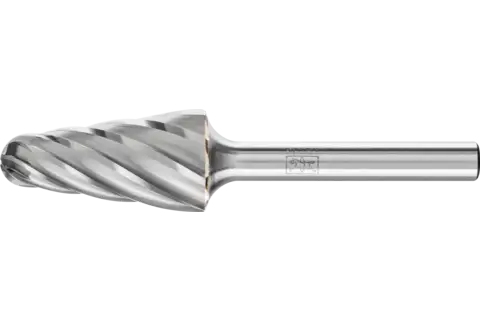 Hartmetall Hochleistungsfrässtift ALU Rundbogen KEL Ø 16x30mm Schaft-Ø 6mm für Alu/NE Metalle 1