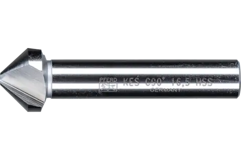 HSS-kegelverzinkboor en verzinker 90° Ø 16,5 mm stift-Ø 10 mm DIN 335 C