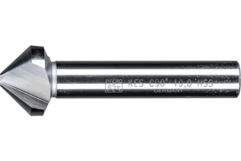 HSS-kegelverzinkboor en verzinker 90° Ø 19 mm stift-Ø 10 mm DIN 335 C 1