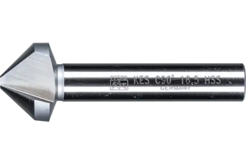 HSS conical and deburring countersink 90 ° dia. 20.5 mm shank dia. 10 mm DIN 335 C 1